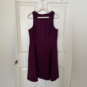 Banana Republic Purple Halter Midi Dress A-line Cocktail